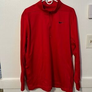Nike Dri Fit red XL quarter zip